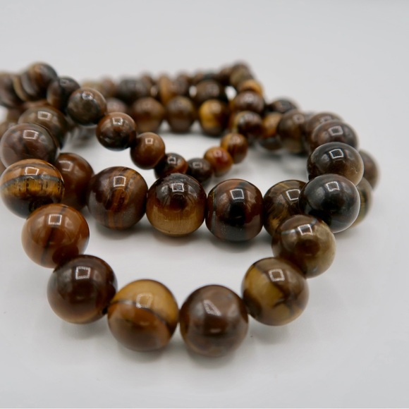Natural Tiger Eye Bracelet - Picture 10 of 11